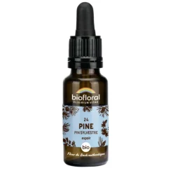 Élixir n°24 Biofloral de pin sylvestre en flacon de 20 ml