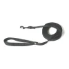 Longe noire en nylon pour chien - 5 mètres