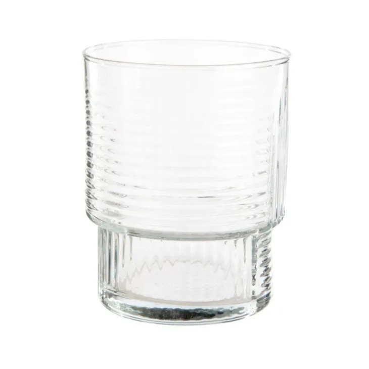 Lot de 6 gobelets Helen coloris transparent en verre - 32,5 cl