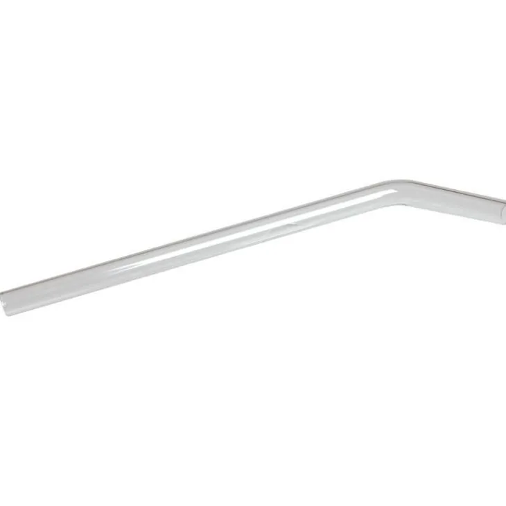 Lot de 6 pailles courbées en verre avec le goupillon Ah Table