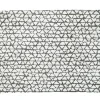 Lot de 2 sets de table décor triangles coloris noir en coton - 35 x 50 cm