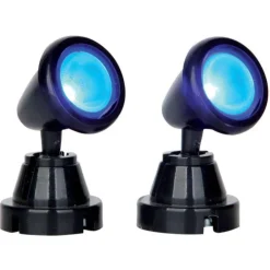 Lot de 2 spots ronds Bleus