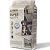 Lot de 10 tapis hygiéniques pour chien super nappy au charbon actif Crocy - 90 x 60 cm