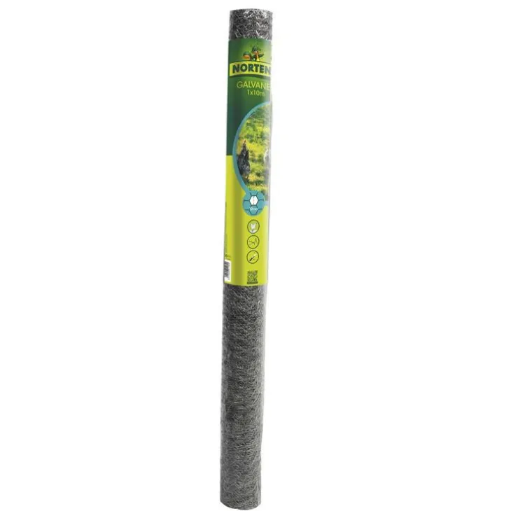 Maille hexagonale triple torsion Galvanex, 1,9 cm, en métal, 1000 X 100 cm