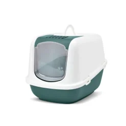 Maison de toilette pour chat Nestor Nordic verte