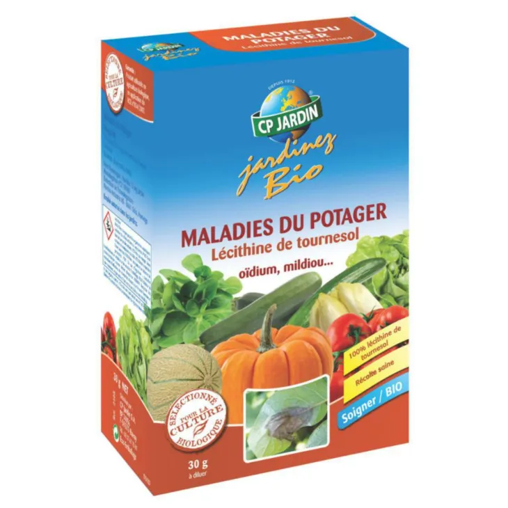 Maladies du potager lécithine de tournesol CP Jardin jardinez bio - 30 g