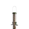 Mangeoire à graines silo ring pull click coloris vert - 1 L