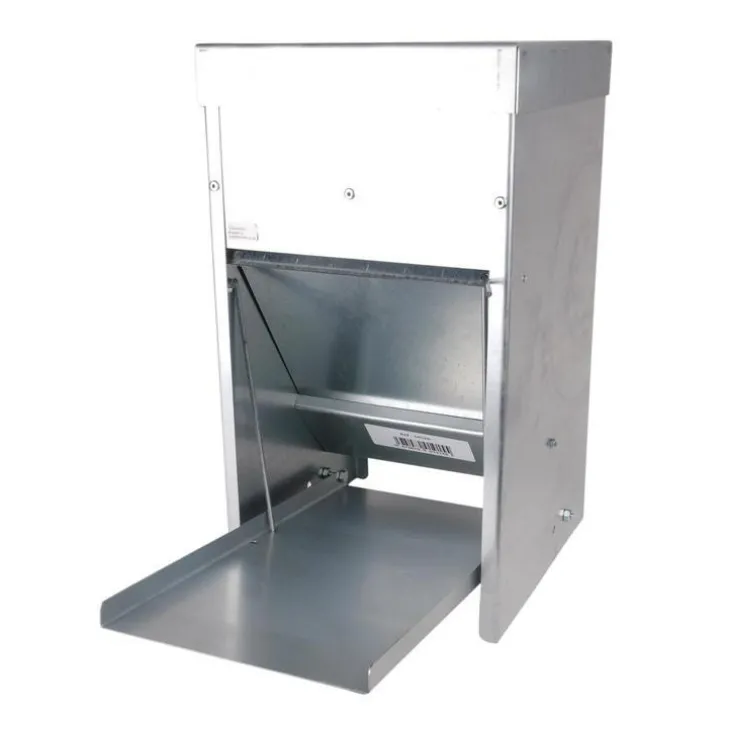 Mangeoire en acier galvanisé anti nuisible de 8 kg