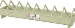 Mangeoire pour basse-cour en plastique coloris vert clair Zolux - 50 cm