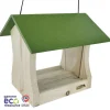 Mangeoire pour oiseaux en épicéa coloris vert eco-ressourcée suspendue Natures Market Miam - 19 x 20 x 20 cm