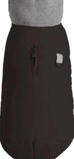 Manteau pour chien coloris noir Bobby Contraste - Taille 38M