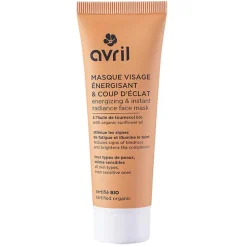Masque visage énergisant & coup d'éclat Certifié Bio AVRIL - 50 ml