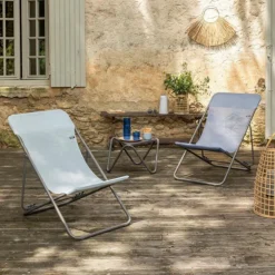 Maxi transat bleu 62 x 83 x 94 cm
