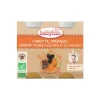 Menu du jour carotte pruneau et bœuf Babybio 2 x 200 g
