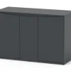 Meuble pour aquarium en bois coloris gris 2 portes Aquatlantis Volga 350 - 80 x 52,5 x 122,5 cm