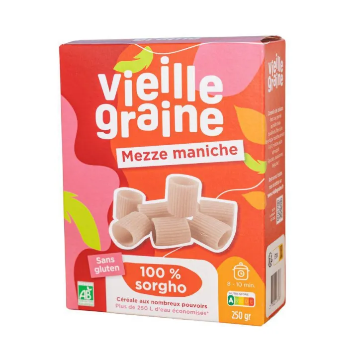 Mezze Maniche sorgho Bio Vieille Graine - 250 g