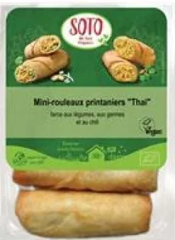 Mini rouleaux printaniers bio Thai Soto - 4 x 50 g