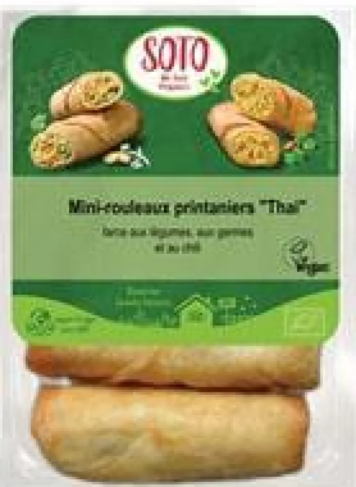 Mini rouleaux printaniers bio Thai Soto - 4 x 50 g