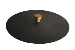 Mini étouffoir pour brasero B.B.O 68 coloris noir en acier Oyat - Ø 68 cm