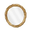 Miroir en bois de manguier Nick - 26,5 x 25 cm
