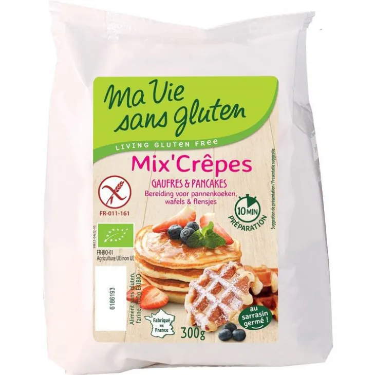 Mix pancake sans gluten en sachet de 300 g
