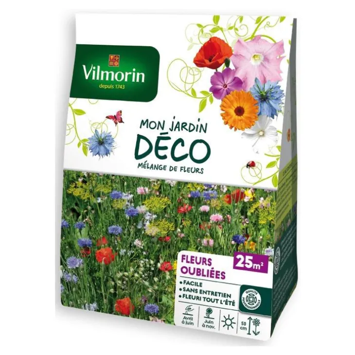 Mélange de fleurs Décor Fleurs Oubliées 25m2