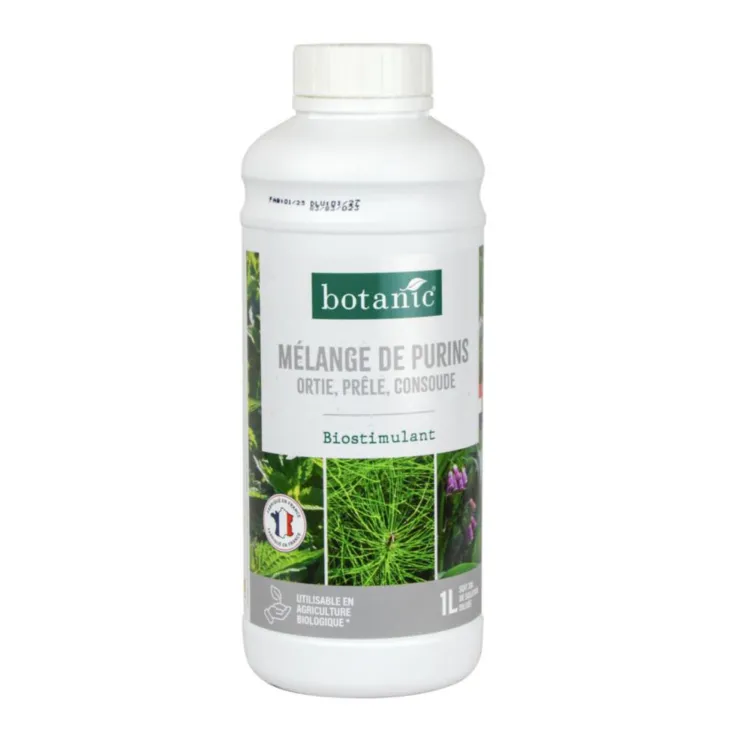 Mélange de purins ortie, prêle, consoude en bouteille botanic® - 1 L