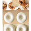 Moule pour 6 donuts en silicone antiadhésif - 32,1 x 20,5 cm