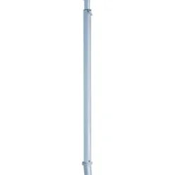 Mât pour voile d'ombrage téléscopique coloris gris en aluminium Gard&Rock - Ø 10 cm