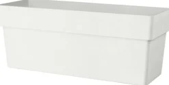Muret en plastique injecté blanc Deroma Like R - 99 x 38 x 39 cm