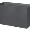 Muret en polypropylène coloris gris anthracite Eda Poetic Basalt - 99,5 x 39,5 x 60 cm