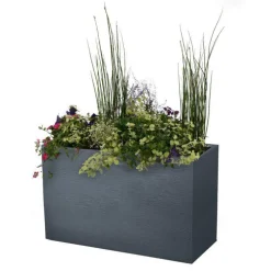 Muret Graphit anthracite L.100 x l.40 x H.60 cm