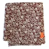 Nappe coloris roux en PE/coton Tessa - 150 x 250 cm