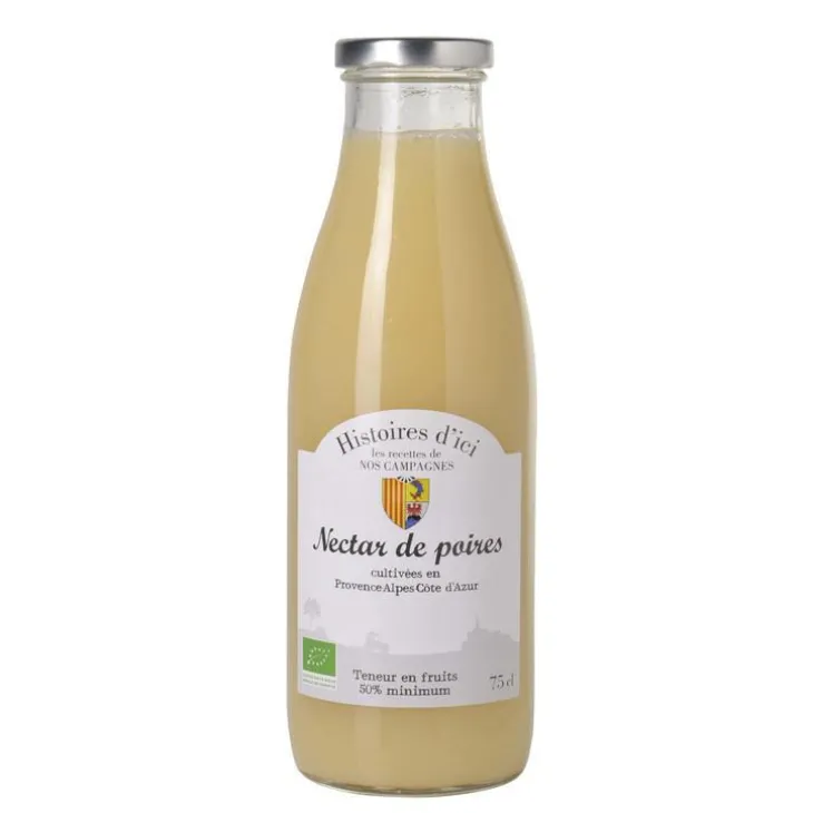 Nectar de poire bio PACA Histoire d'ici 75 cl