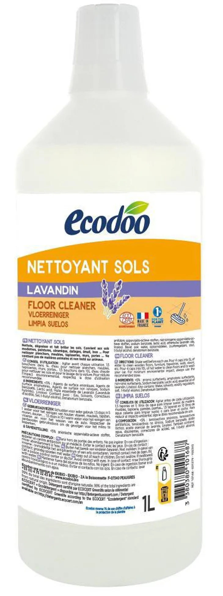 Nettoyant sol lavandin Ecodo - 1 L