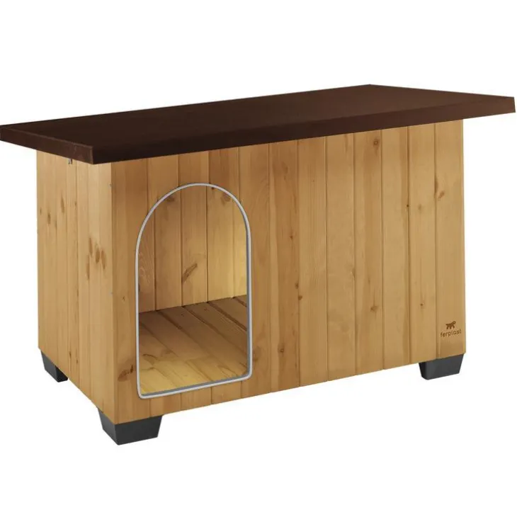Niche en bois pin nordique coloris marron Baita 120 - 140 x 85,5 x 87 cm