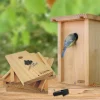 Nichoir à monter en bois douglas Natures Market trou 28 mm - 17 x 21 x 22,5 cm
