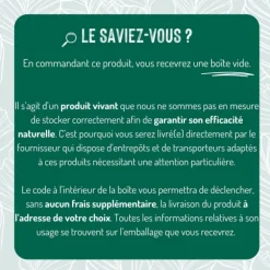 Nématodes contre vers gris 20 m²