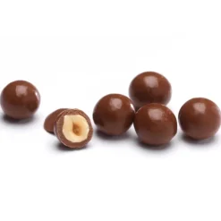 Noisettes enrobées de chocolat au lait - Prix au kilo