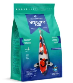 Nourriture complète et nutritive pour koïs de minimum 25 cm de long Aquatic Science Vitality Plus - Taille L sac de 5 kg