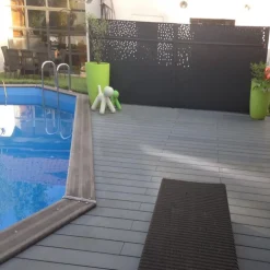 Pack complet terrasse composite anthracite 25 m2