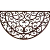 Paillasson demi-rond 68,5x40 cm