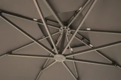 Parasol déporté orientable et inclinable bleu PROLOISIRS NH bio - 3x3m
