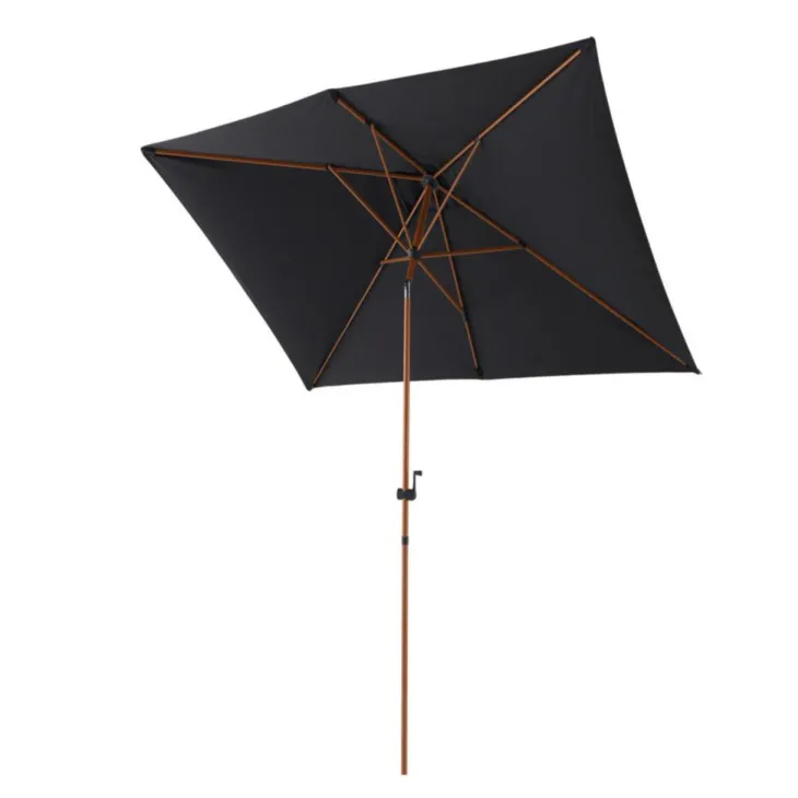 Parasol rectangulaire à manivelle en aluminium - 200 x 300 cm