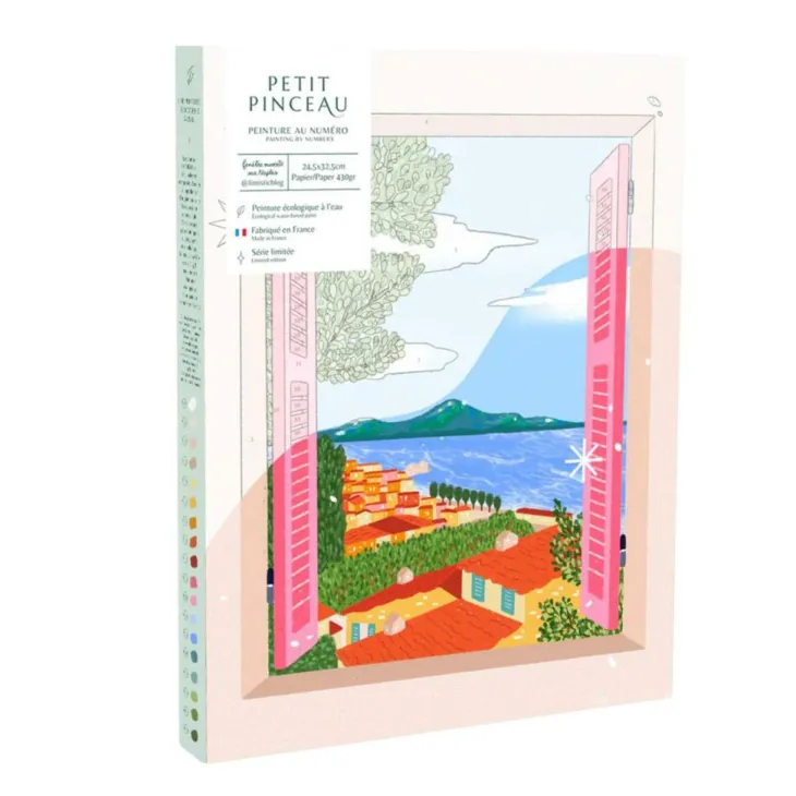 Peinture au numéro Fenêtre sur Naples Petit Pinceau by La Petite Épicerie - 25,5 x 3,5 x 33 cm