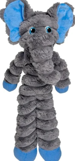 Peluche pour chien éléphant Kong coloris gris - 36 x 9 x 49,5 cm