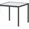 Pergola aluminium PONANT graphite/gris, OCEO - 3x3m