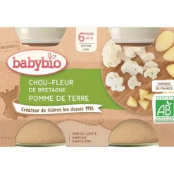 Petits Pots chou-fleur de Bretagne Pomme de terre - 2x130 gr