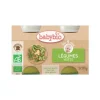 Petits pots de légumes verts Babybio 2 x 130 g