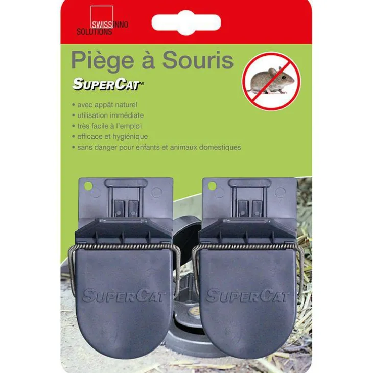 Piège à Souris Pro x 2 4,7x5,5x9 cm
